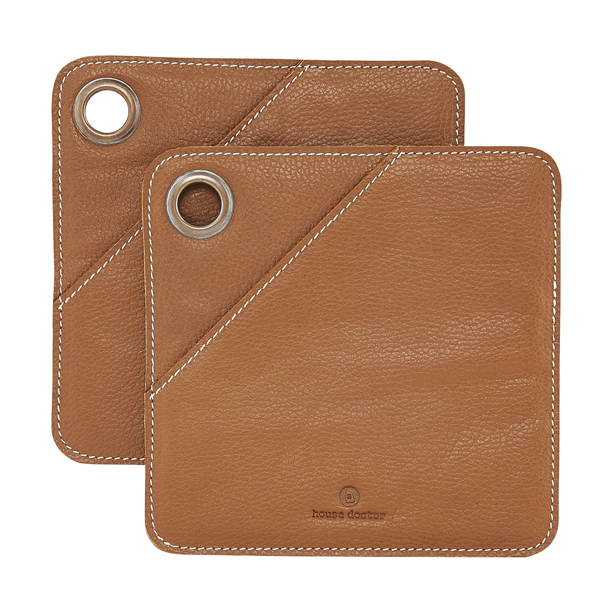 Grytelapper i bøffelskinn brun Grytelapper i bøffelskinn - Brun