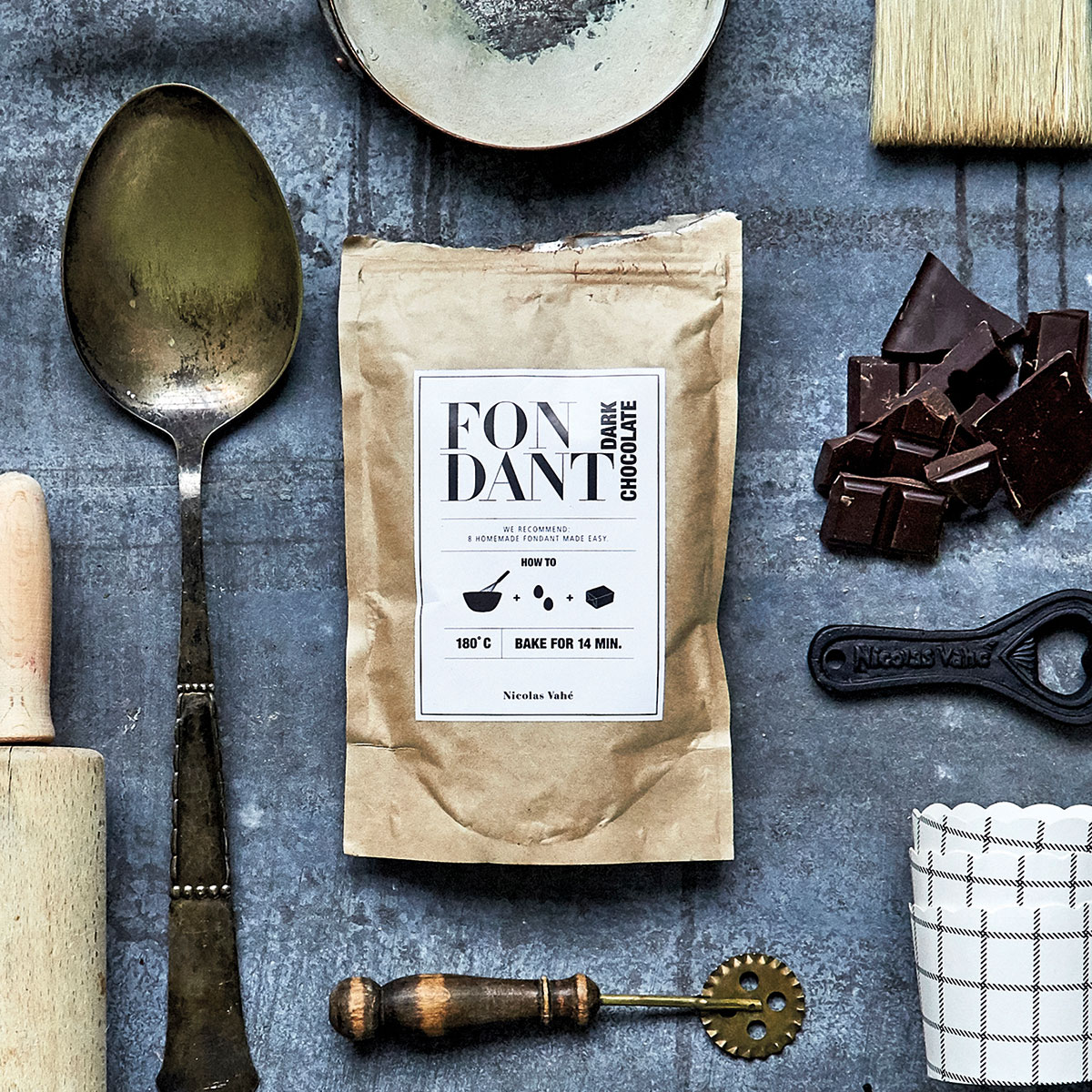 Sjokoladefondant miljøbilde Sjokoladefondant