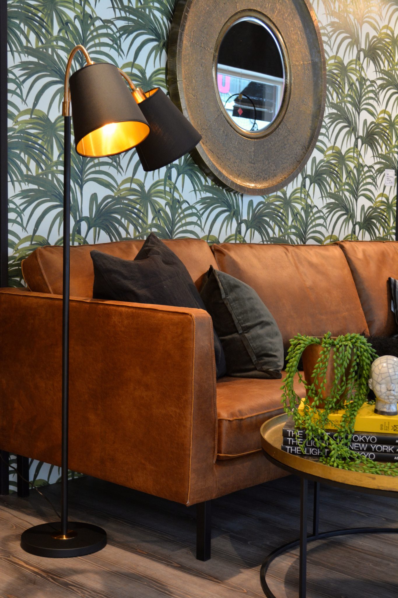 Miljøbilde - Gulvlampe Cia - 2 armer Gulvlampe Cia 3 armer - Ink skjerm