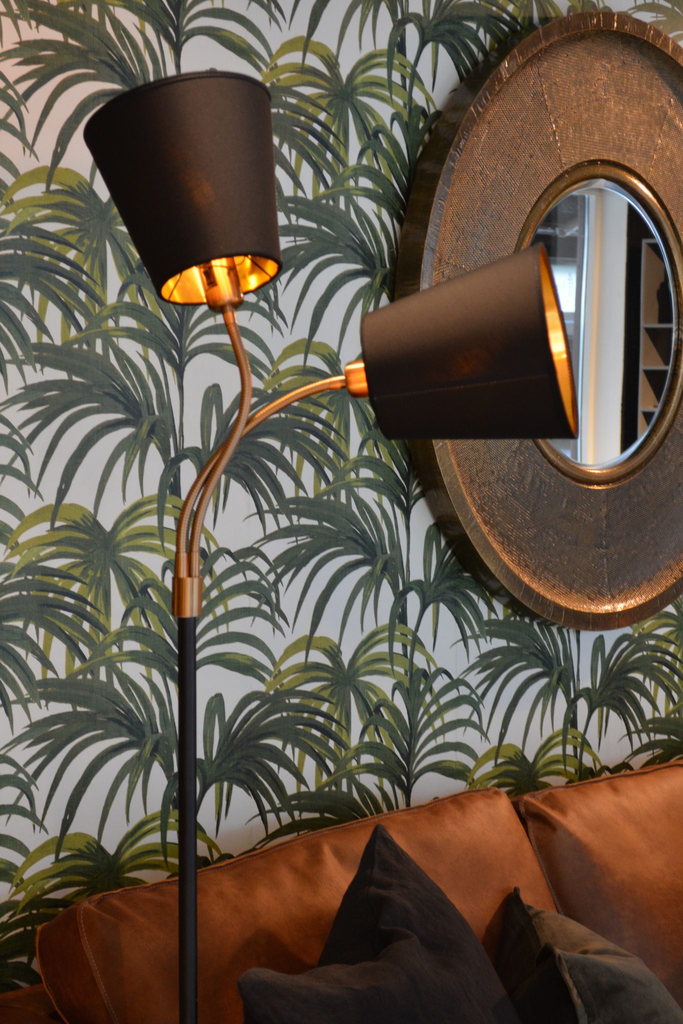 Gulvlampe Cia - 2 armer Gulvlampe Cia 3 armer - Ink skjerm