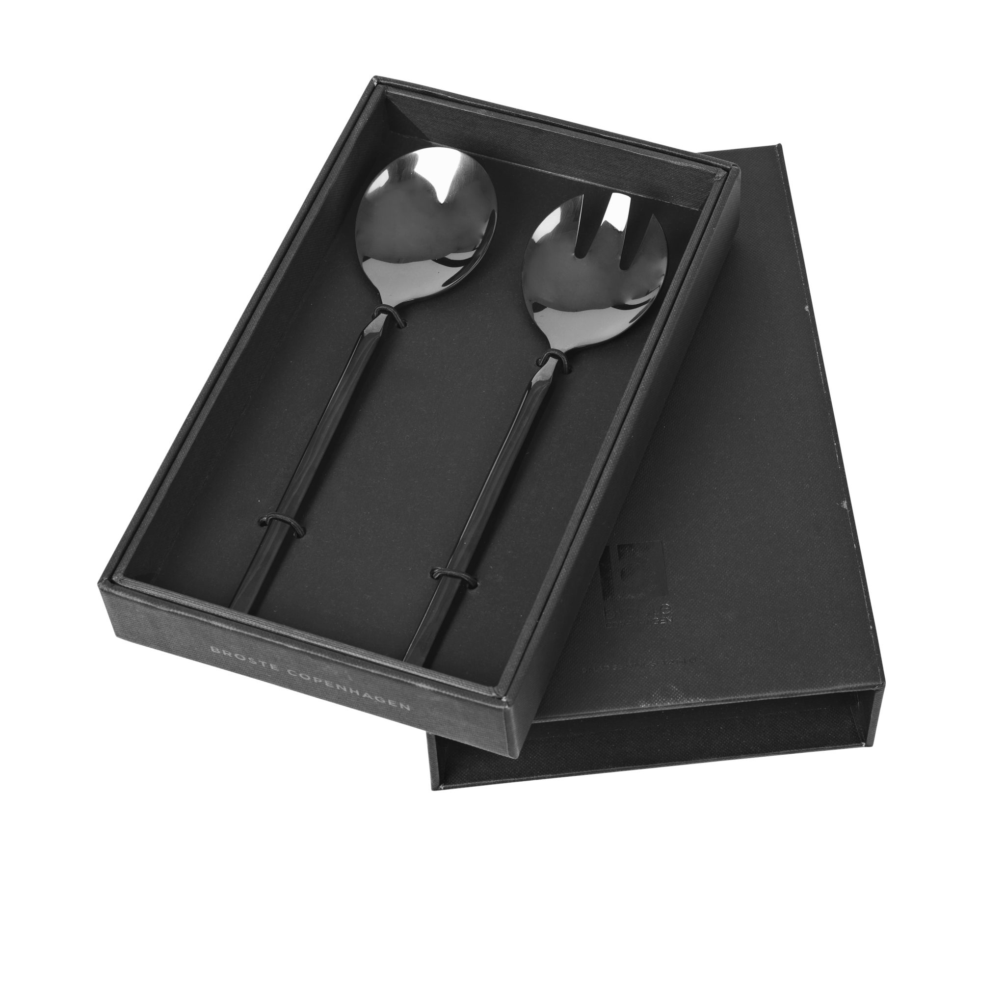 Broste Copenhagen - Salatbestikk blank sort Small Salatbestikk - Big, sort