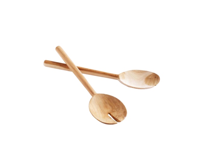 salatbestikk i teak - Muubs Salatbestikk - Teak