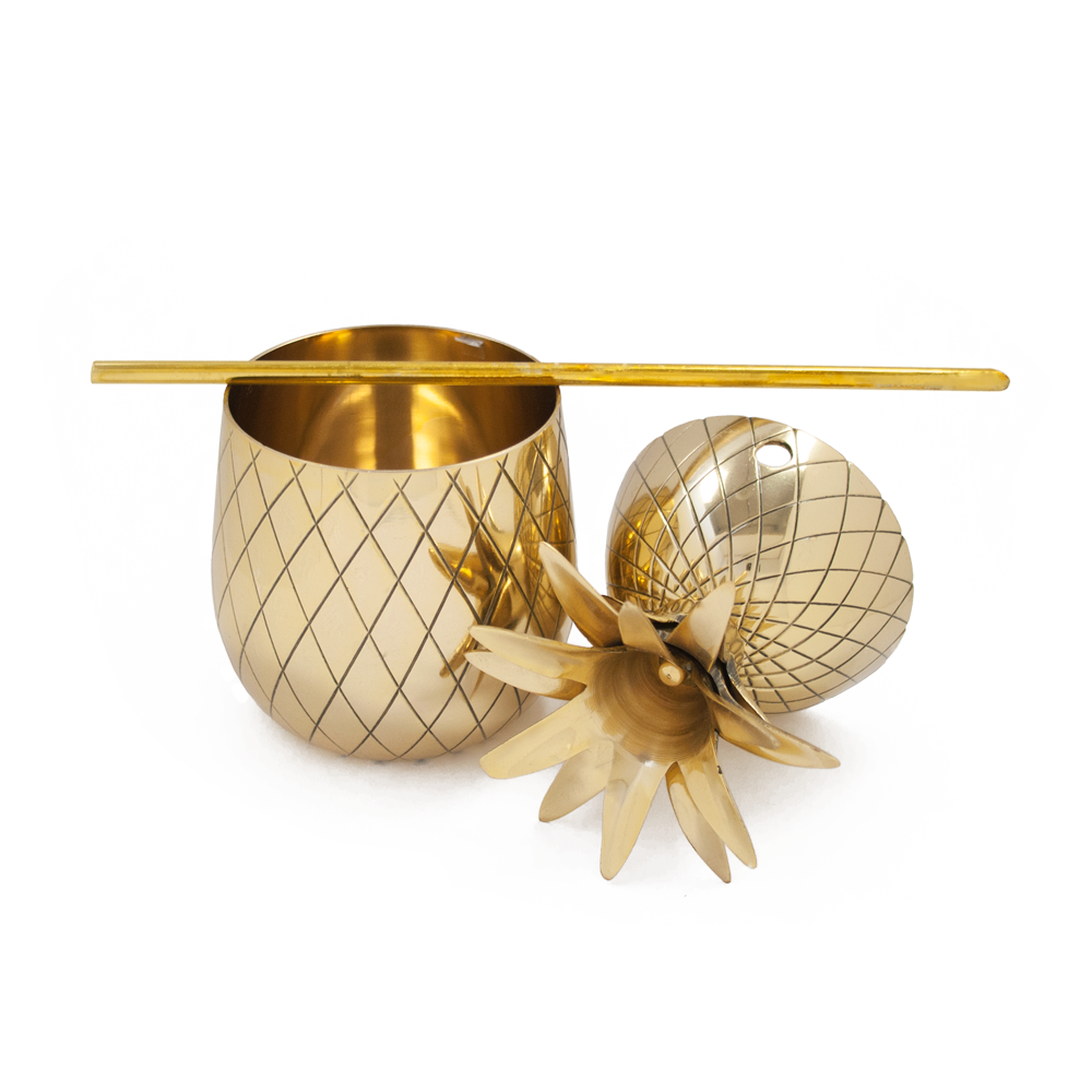 Pineapple - Large w/straw Pineapple - Large w/straw