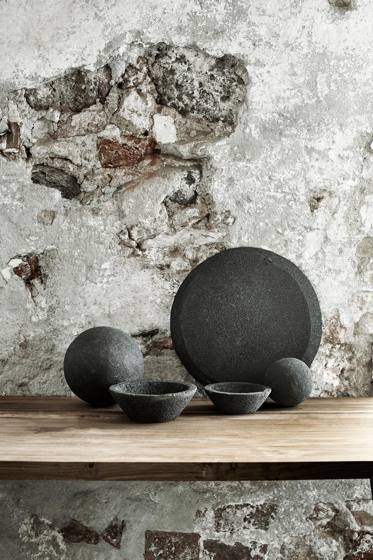 Skål i lava - L & S Skål i lavastein - S