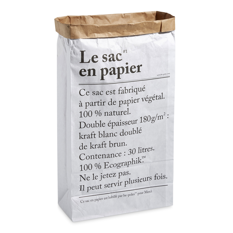 h45256002 2 920x920 - The paper bag - White, large