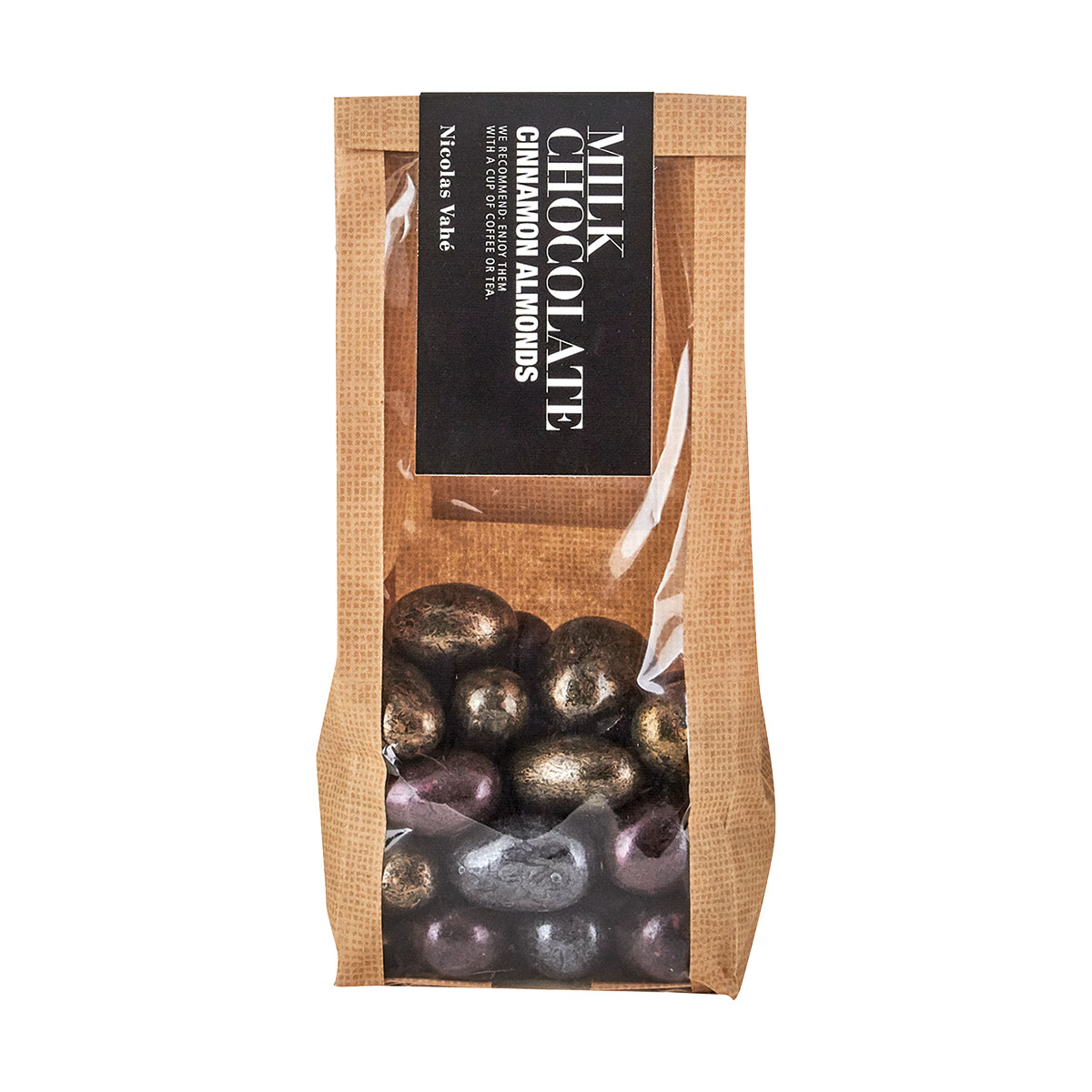 Milk chocolate - cinnamon almonds Milk Chocolate - Cinnamon Almonds