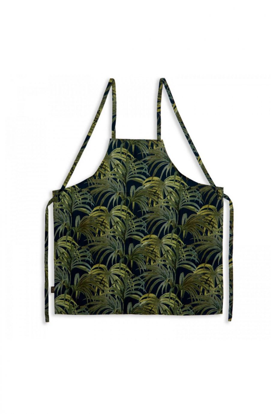 palmeral midnight green cotton apron 920x1380 - Forkle - Palmeral