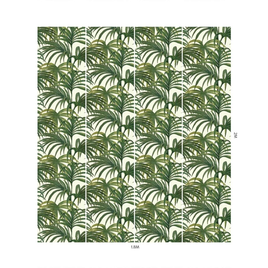 palmeral off white and green 2m 920x920 - Tapet fra House of Hackney "Palmeral" - Off-white/Green
