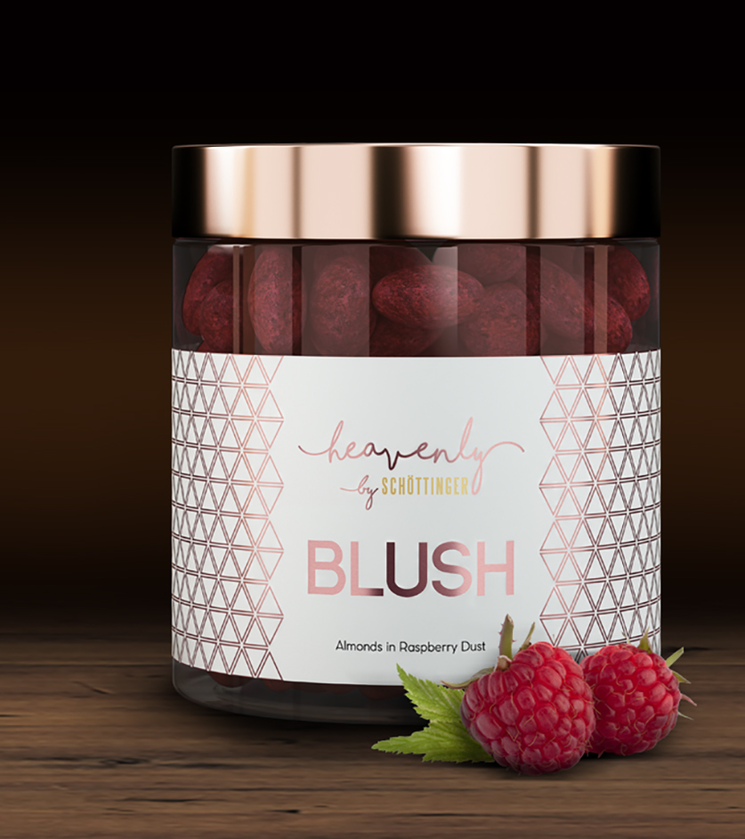 Blush - Almonds in Rasberry Dust Heavenly - Blush, Almonds in raspberry dust