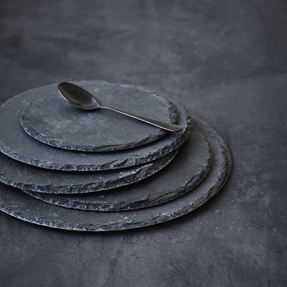 Skiferplate - rund Skiferplate - rund