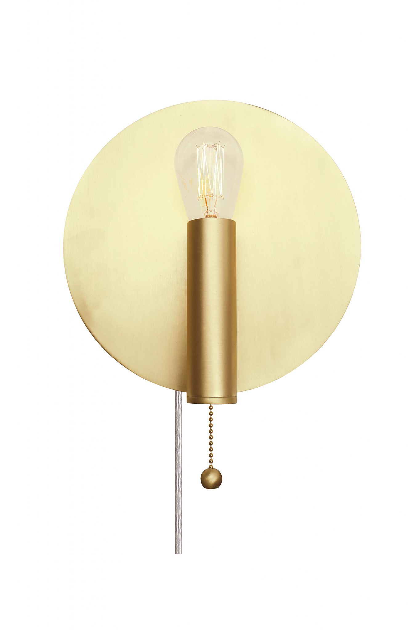 Art deco - Vegglampe i messing Vegglampe - Art Deco