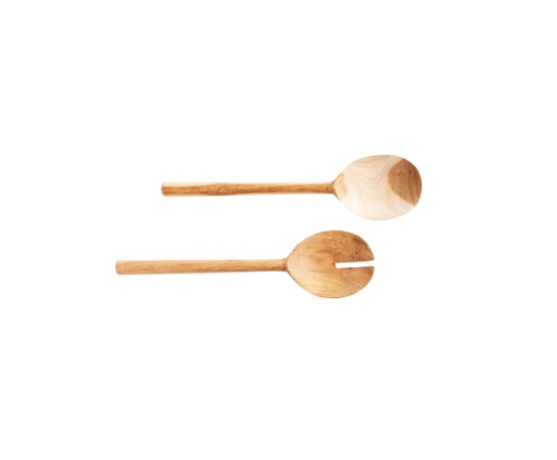 salatbestikk i teak - Muubs Salatbestikk - Teak