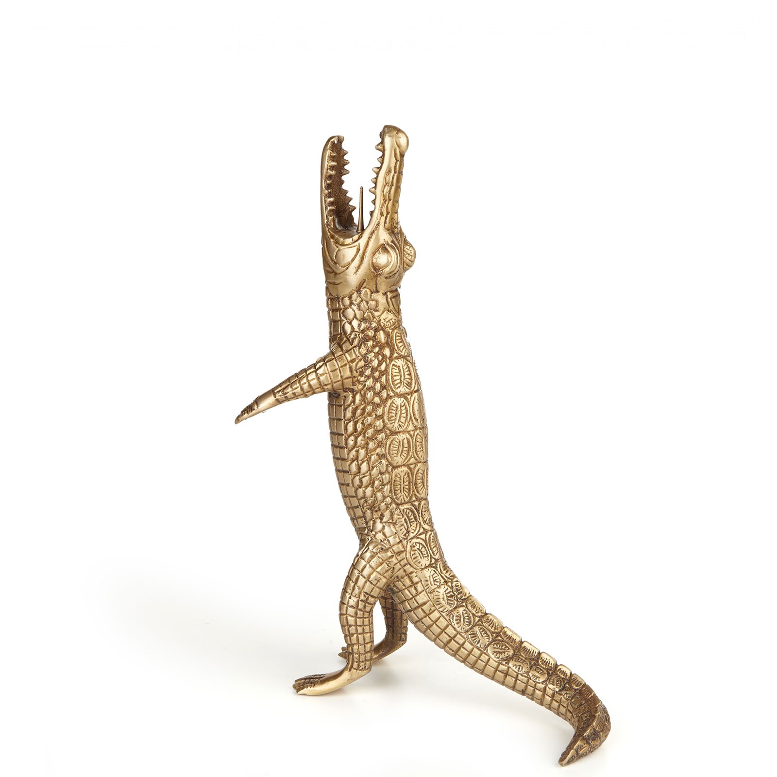 HOUSE OF HACKNEY Cocodrilo Candlestick Holder - Brass Lysestake - Crocodrilo, messing - House of Hackney