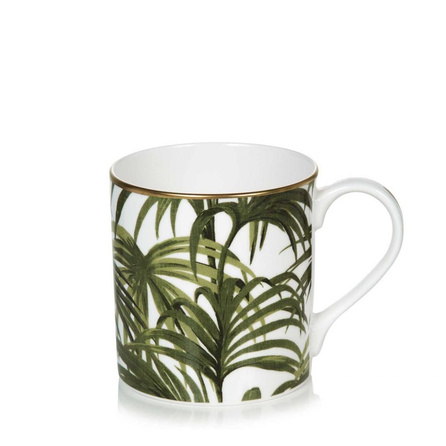 palmeral off white and green mug 920x920 - Kopp - Palmeral white/green, House of Hackney