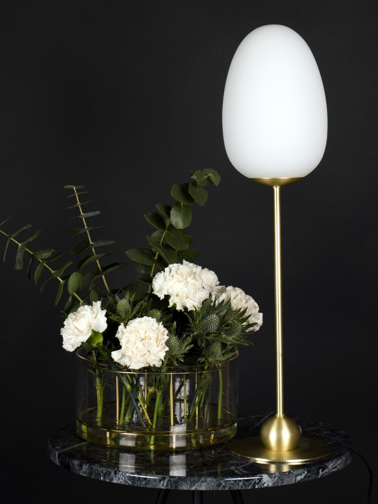 613065_7 Bordlampe - Divine, børstet messing