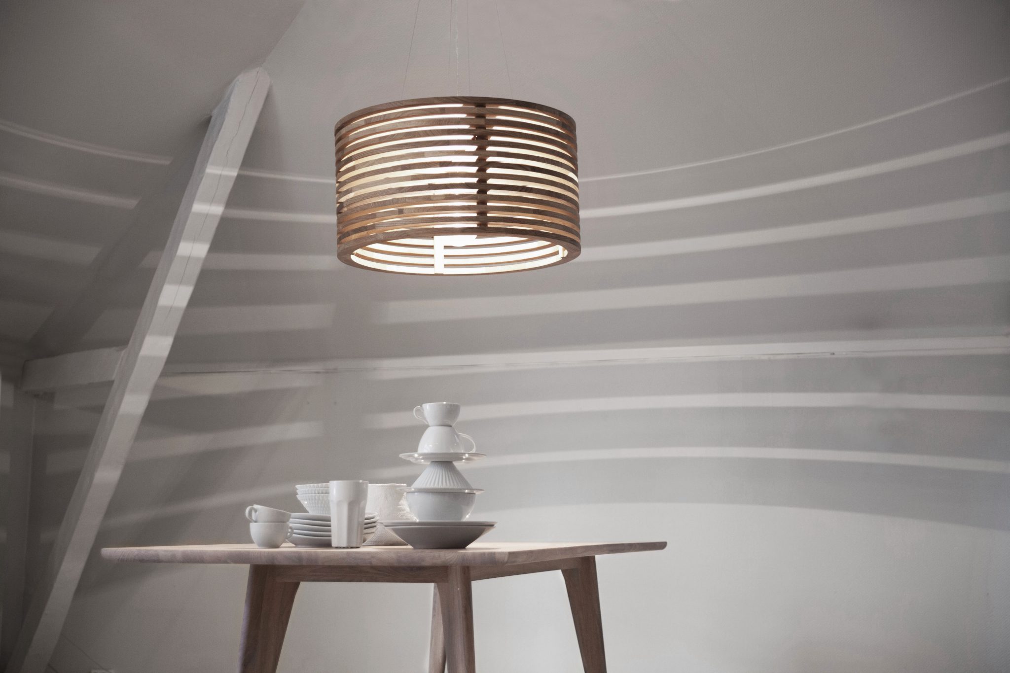 Lysspill - Miljø Lysspill pendel - Heltre eik