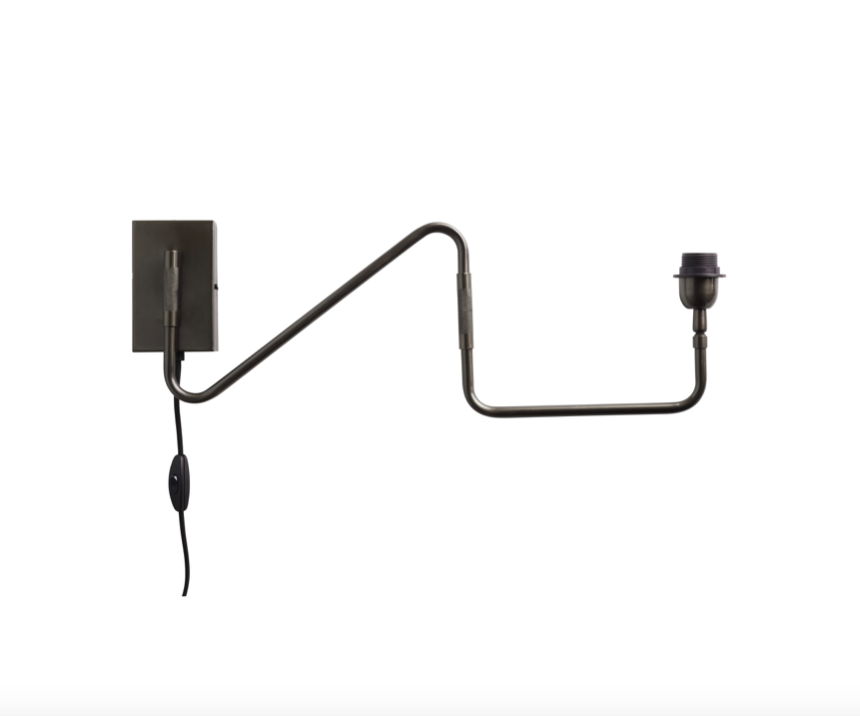 Vegglampe - Til skjerm Vegglampe - Sort, til lampeskjerm