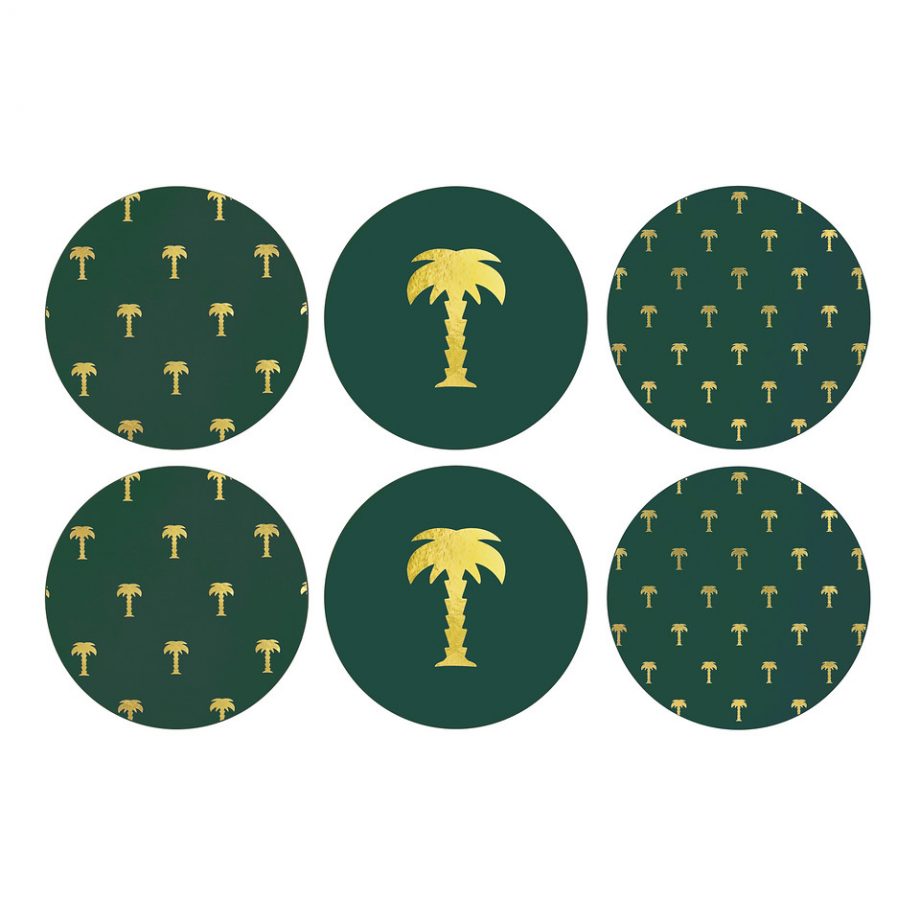 1556 15 X2 920x920 - Coasters - "Palm trees" 6 stk