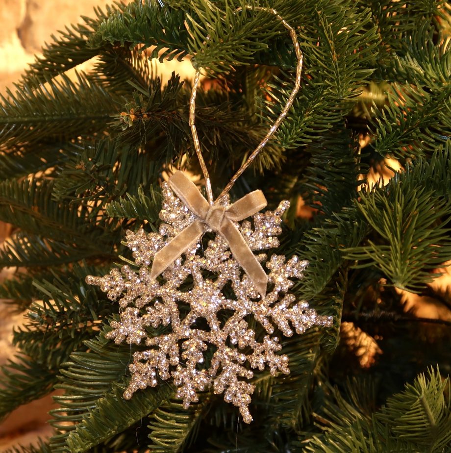 IMG 4490 920x924 - Julekule - Glitter snowflake
