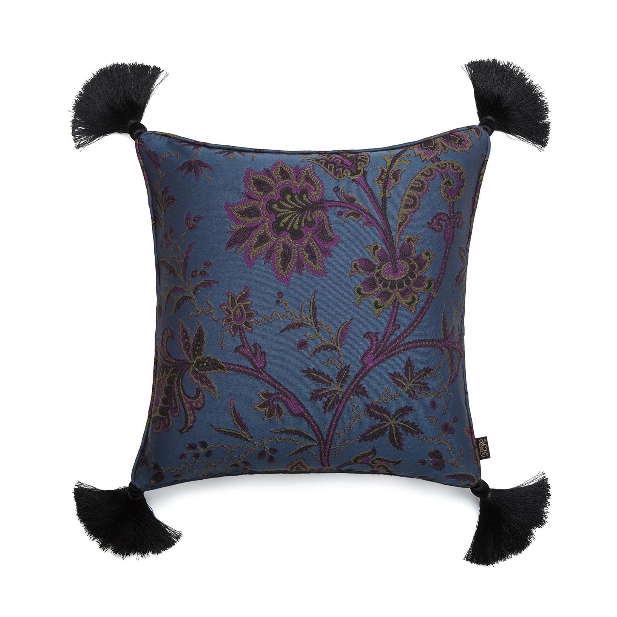 Indienne_daley_lampeskjerm_cobalt_house_of_hackney_bellas_hus-magento Pute - Indienne Jacquar cobalt, House of Hackney