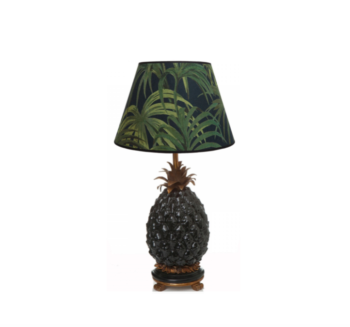 Lampeskjerm Palmeral "Daley" - Midnight & green Lampeskjerm Palmeral "Daley" - Midnight & green