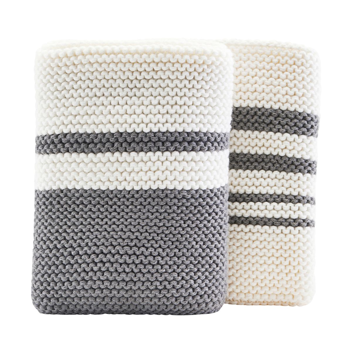 Kjøkkenklut - 2 stk, withe/grey Kjøkkenklut - 2 stk, withe/grey