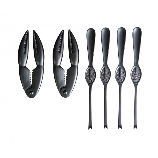 Bestikk - Skalldyr Bestikk "Skalldyr" - Sett á 4