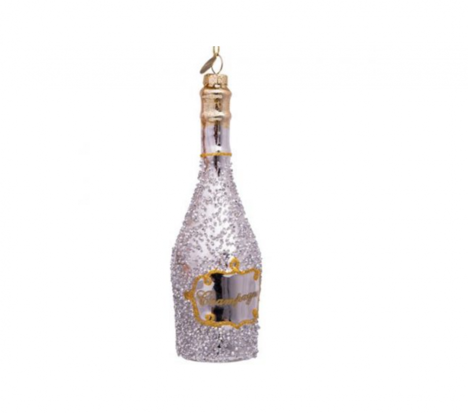 Skjermbilde 2020 10 14 kl. 13.37.16 920x812 - Julepynt - Glass silver/gold champagne bottle