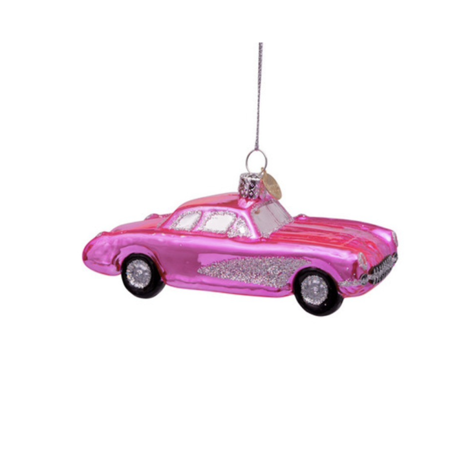 Skjermbilde 2022 09 30 kl. 10.14.52 920x918 - Julepynt - Glass pink car