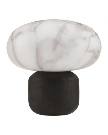 210510810 01 350x435 - Lanterne "Fog" - Black/white marble