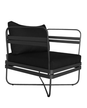 P Outdoor Sofa Bris Chair Panama Night S 01 350x435 - Ygg & Lyng - Bris stol, Black