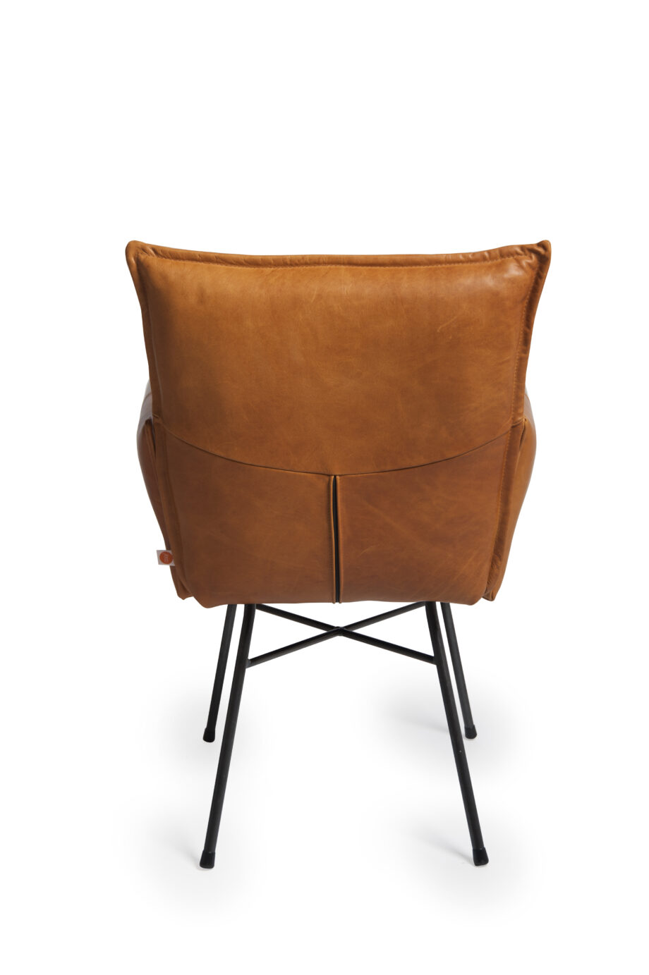 Sanne diningchair with arm Luxor cognac back 920x1383 - Jess Design - Spisestol - Sanne