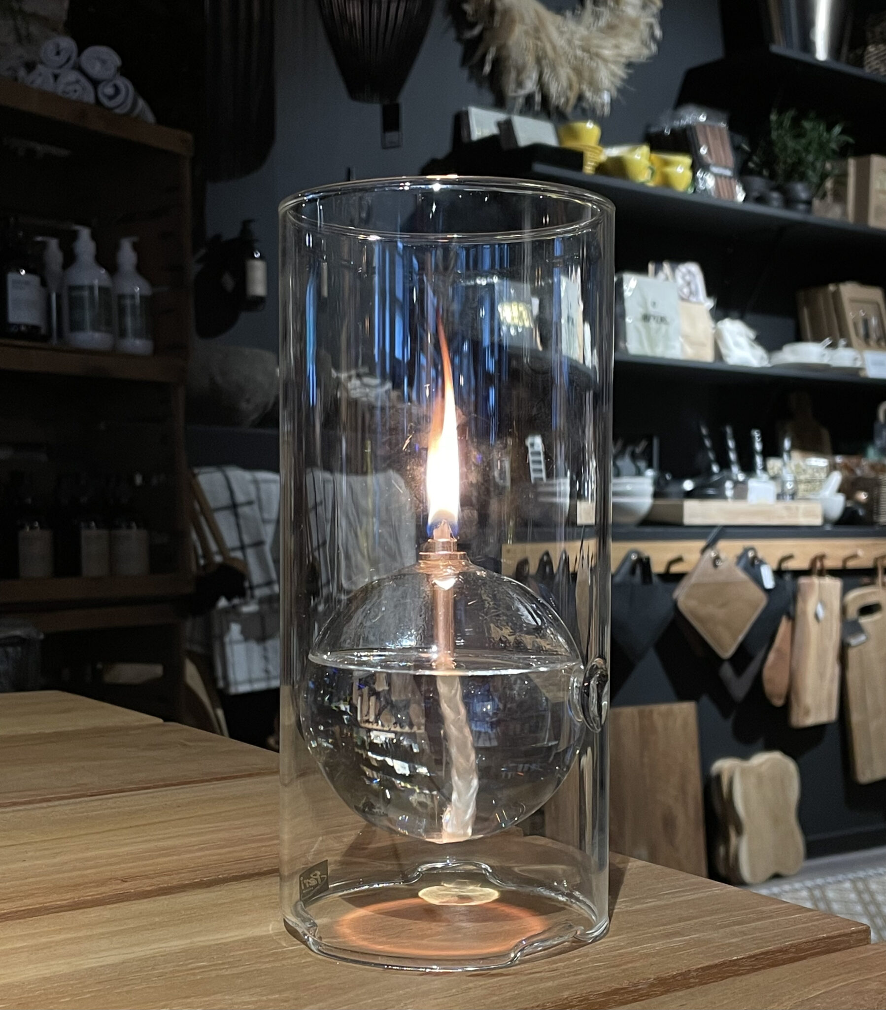 Oljelampe "windshelter" Oljelampe "windshelter"