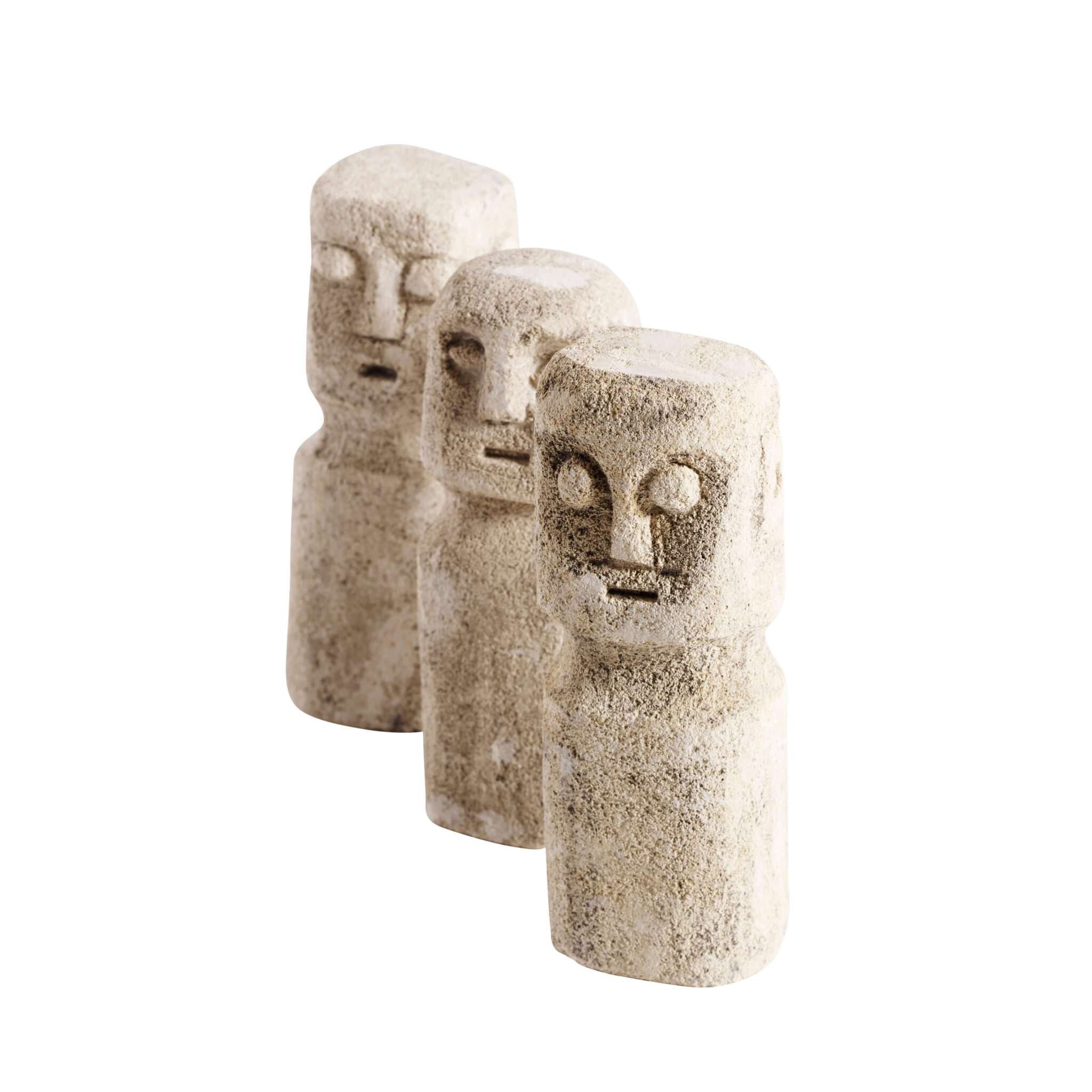 Skulptur " Ray" Skulptur "Ray" Set á 3 - Natur