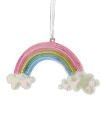 Julepynt - Rainbow with clouds