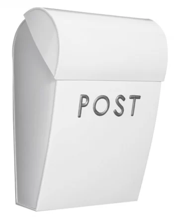 p 27075 default 1 350x435 - Postkasse "Post" - Hvit