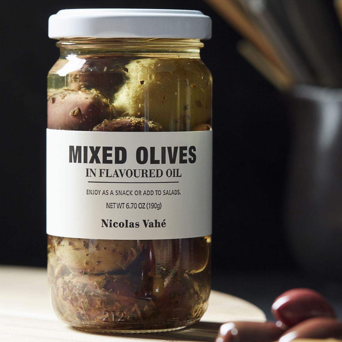Mixed olives - In flavoured oil Mixed olives - In flavoured oil