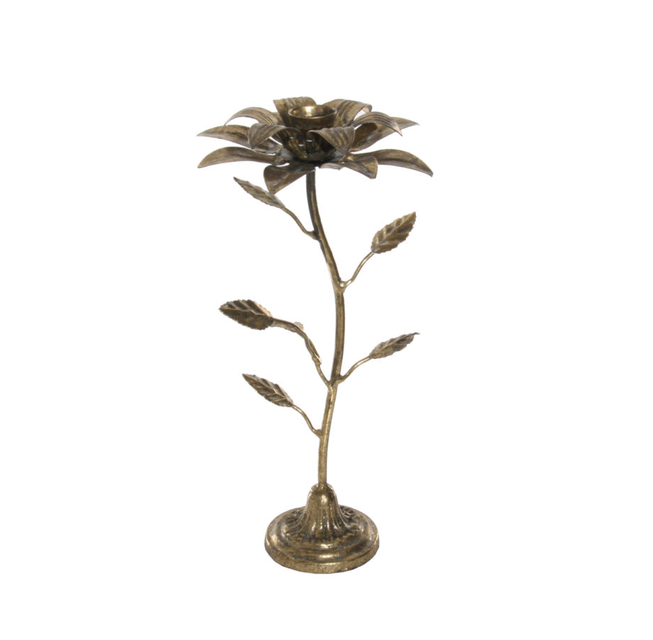 Skjermbilde 2022 02 22 kl. 09.58.15 920x902 - Lysestake "Metal flower" - 31 cm
