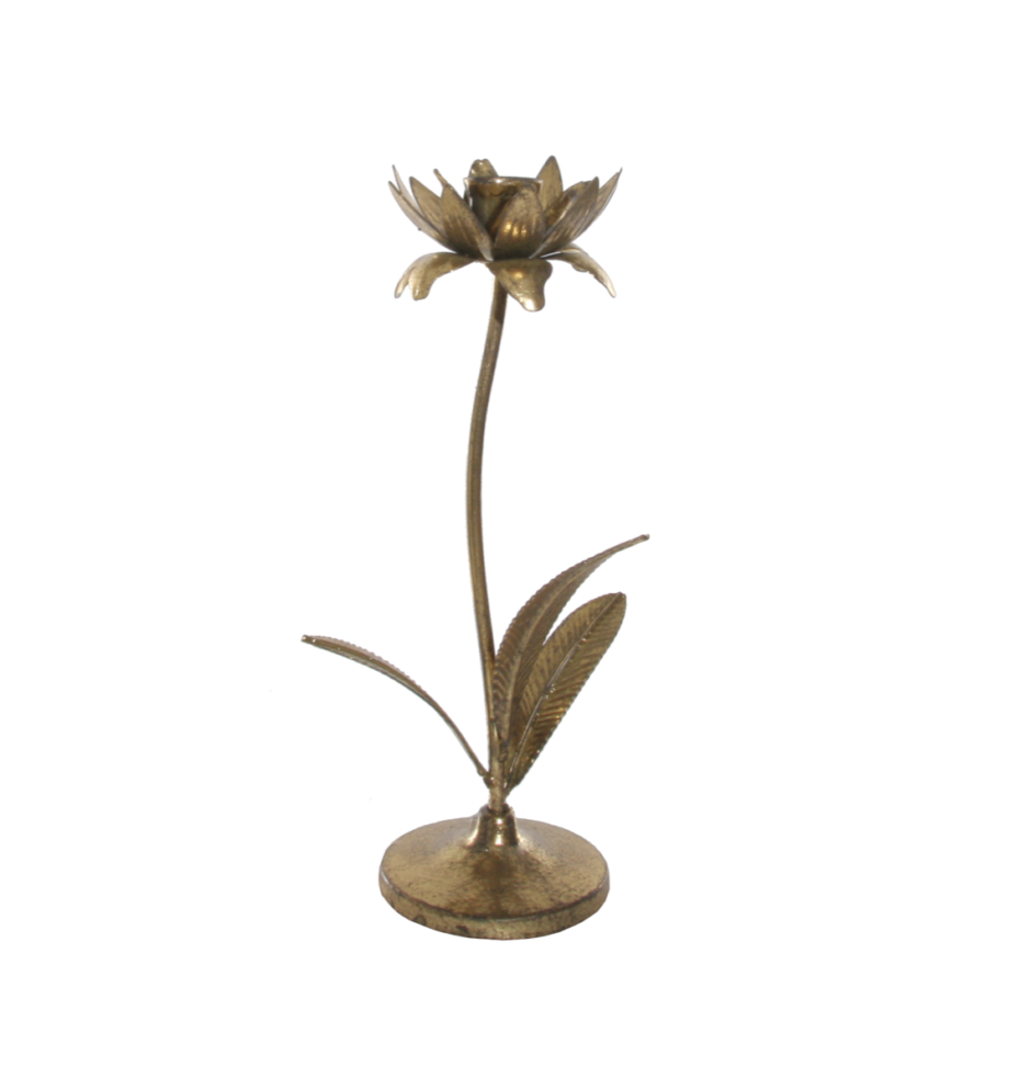 Skjermbilde 2022 02 22 kl. 10.01.40 920x973 - Lysestake "Metal flower" - 29 cm