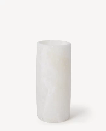 Hygge Life Candles Alabaster Stone Candleholder Small.jpg 350x435 - Lysestake "Alabast" - small