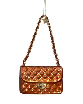 1222870150039.org  350x435 - Julepynt - Glass mid brown opal fashion bag