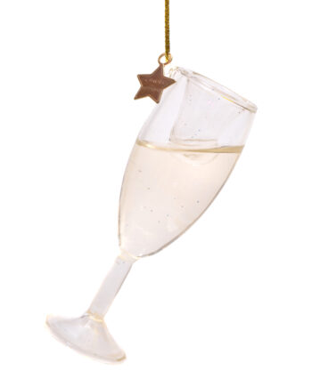 3207000110037.web  350x435 - Julepynt - Glass champagne glass