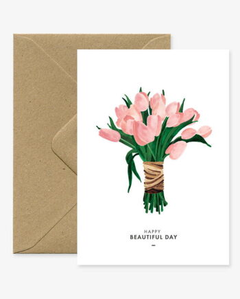1036 350x435 - Kort "Beautiful tulips"