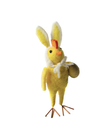 Skjermbilde 2023 02 02 kl. 10.50.22 350x435 - Påskepynt - Kylling med egg under vingen