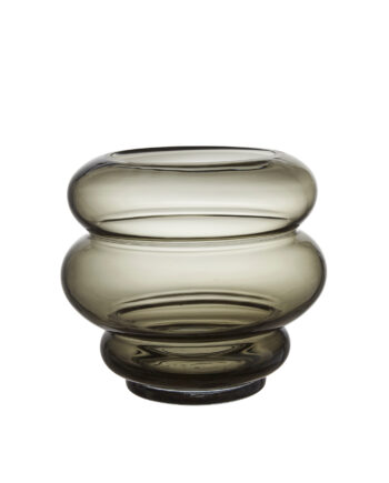 68696 scaled 350x435 - Vase "Circle" - Smoked glass, small