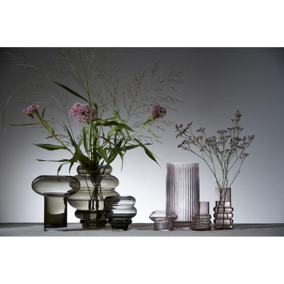68698 2 920x920 - Vase "Circle" - Smoked glass, small