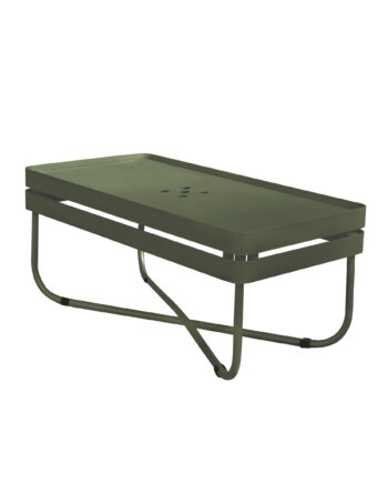 P Outdoor Sofa Bris 35x70 Coffeetable OliveGreen 01 350x435 - Ygg & Lyng - Bris loungebord, Deep Olive